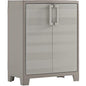ARMADIO BASSO 2 RIPIANI IMPERMEABIL GULLIVER KETER PPL SABBIA BEIGE 2 ANTE CM 80X44 H.CM 100