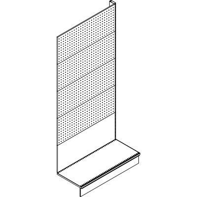 ESTENSIONE SCAFFALE A PARETE MARKET SCHIENALE MIX RAL 9016 CM 100 H.CM 215 Immagine principale del prodotto