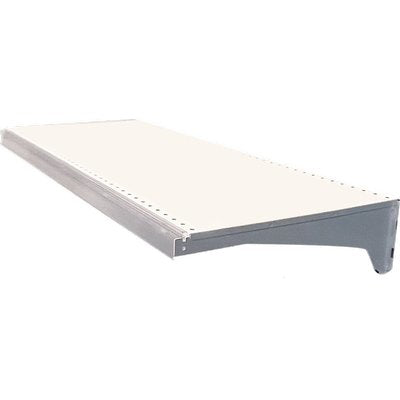 RIPIANO MARKET ACCIAIO VERNICIATO BIANCO CM 40X100 CF= PZ 4 Immagine principale del prodotto