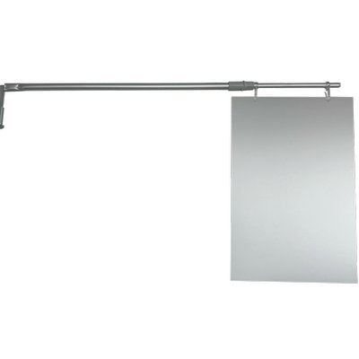 CARTELLO AVVISI SCAFFALE MARKET A4 ASTA TELESCOPICA CM 60-90 + GANCIO CREMAGLIERA