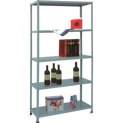 SCAFFALE KIT 5 RIPIANI ASTE INTERE PROMETAL VERN GRIGIO CM 40X 80 H.CM 200 Immagine principale del prodotto