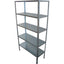 SCAFFALE KIT 5 RIPIANI AD INCASTRO PROMETAL ZINCATO CM 40X100 H.CM 194