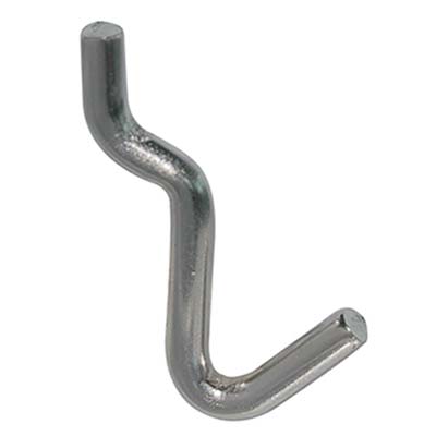 GANCIO UNCINO ACCIAIO X PANNELLO ESPOSITIVO CROMATO N° 1 MM 15X31 Immagine principale del prodotto