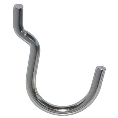 GANCIO UNCINO ACCIAIO X PANNELLO ESPOSITIVO CROMATO N° 3 MM 25X37 Immagine principale del prodotto