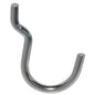 GANCIO UNCINO ACCIAIO X PANNELLO ESPOSITIVO CROMATO N° 3 MM 25X37