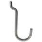 GANCIO UNCINO ACCIAIO X PANNELLO ESPOSITIVO CROMATO N° 4 MM 22X53