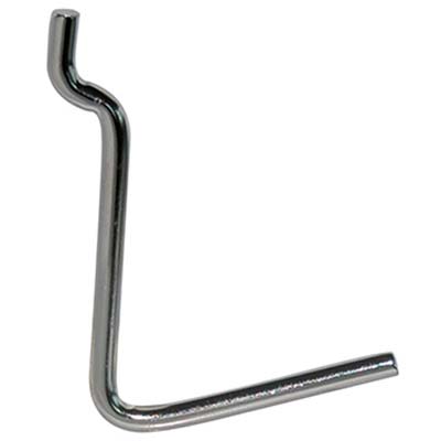 GANCIO UNCINO ACCIAIO X PANNELLO ESPOSITIVO CROMATO N° 6 MM 38X53 Immagine principale del prodotto