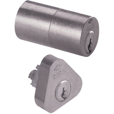COPPIA CILINDRI ESTERNI 02139-12 HAND CISA OTTONE NICHELATO CHIAVI 3 Immagine principale del prodotto
