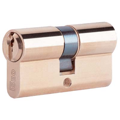 CILINDRO SAGOMATO 8209 ISEO OTTONE CHIAVI 3 CAMMA DIN MM 80 30+50