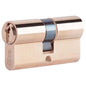 CILINDRO SAGOMATO 8209 ISEO OTTONE CHIAVI 3 CAMMA DIN MM 80 30+50