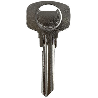 CHIAVE PIATTA YALE 1006 DX 6 PERNI ORIGINALE OTTONE NICHELATO