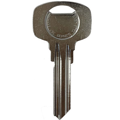 CHIAVE PIATTA YALE 1008 DX 5 PERNI ORIGINALE OTTONE NICHELATO
