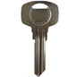 CHIAVE PIATTA YALE 1008 DX 5 PERNI ORIGINALE OTTONE NICHELATO