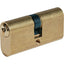CILINDRO OVALE 2302 IBFM OTTONE CHIAVI 3 MM 54 27+27