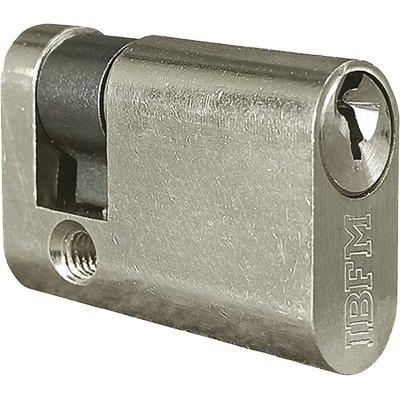 MEZZO CILINDRO OVALE 2401 CS KA IBFM OTTONE CROMO SATINATO 3 MM 40 30+10 KA Immagine principale del prodotto