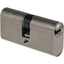 CILINDRO OVALE EUROPEO 2402 CS KA IBFM OTTONE CROMO SATINATO 3 CHIAVI MM 54 27+27
