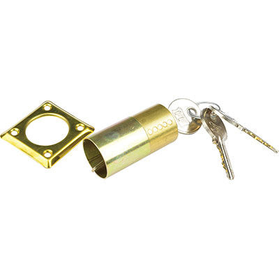 CILINDRO ESTERNO A TUBO C400 FACCHINETTI OTTONE CHIAVI 3 D.MM 26 L.MM 50 Immagine principale del prodotto