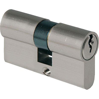 CILINDRO SAGOMATO 2300 IBFM OTT.CROMO SATINATO CHIAVI 3 CAMMA DIN MM 54 27+27