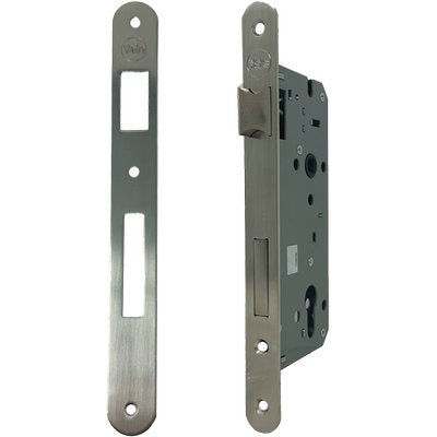 SERRATURA LEGNO INFILARE 52X YALE B.T NICHELATO F.MM 22 F.SAGOM M2+SCR+Q8 E.MM 60