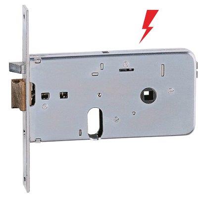 SERRATURA METALLO INFILARE ELETTRICA 551 ISEO B.Q ZINC F.MM 16 F.OVALE SCR H.MM 76 E.MM 60 Immagine principale del prodotto