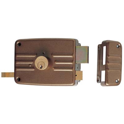 SERRATURA LEGNO APPLICARE 430 ISEO C.TONDO FISSO M2+TIRANTE E.MM 50 DX Immagine principale del prodotto