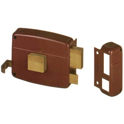 SERRATURA LEGNO APPLICARE 50110 CISA C.STACCATO M2+TIRANTE+POMOLO E.MM 40 DX