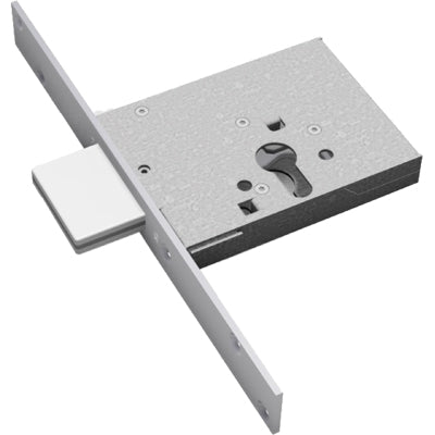 SERRATURA METALLO INFILARE 2051 SECUREMME B.Q ZINC F.MM 25 F.SAGOM M3 H.MM 82 E.MM 70