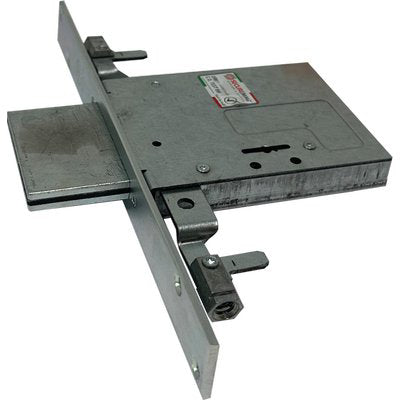 SERRATURA METALLO INFILARE 2033 SECURMAP SECUREMME B.Q ZINC F.MM 25 DM M4 TRIPL H.MM 82 E.MM 60
