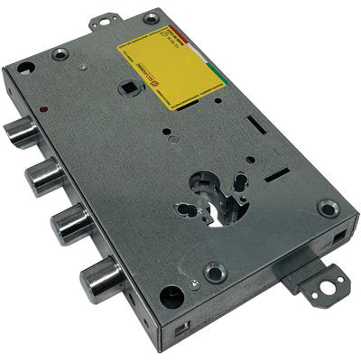 SERRATURA METALLO APPLICARE 1651 GEAR SECUREMME F.SAGOM M3 TRIPL+SCR IP.MM 37 E.MM 63 DX/SX