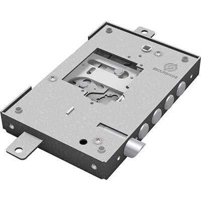 SERRATURA METALLO APPLICARE NUDA 2500 SECUREMME S/CUORE TRIPL+SCR IP.MM 28 E.MM 63 DX Immagine principale del prodotto