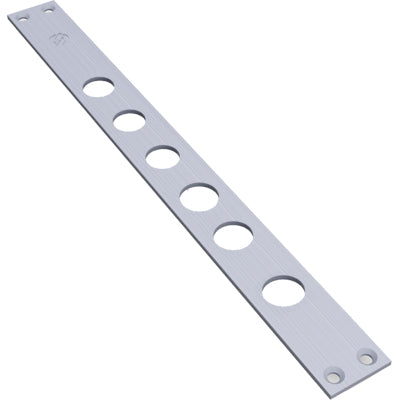 CONTROPIASTRA CP2530/28 SECUREMME INOX MM 356X35 H.MM 3 I.MM 28 X 2431 2681