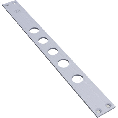 CONTROPIASTRA CP2530/37 SECUREMME INOX MM 356X35 H.MM 3 I.MM 37 X 2431 2681