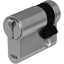MEZZO CILINDRO SAGOMATO Y500 YALE OTTONE NICHELATO CHIAVI 3 CAMMA DIN MM 60 50+10