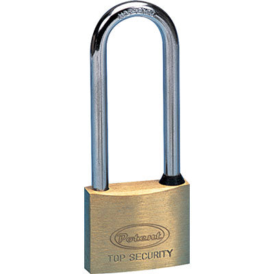 LUCCHETTO ARCO LUNGO 2700 POTENT OTTONE ARCO CROMATO CHIAVI 2 MM 40X58 Immagine principale del prodotto