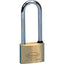 LUCCHETTO ARCO LUNGO 2700 POTENT OTTONE ARCO CROMATO CHIAVI 2 MM 30X41
