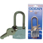 LUCCHETTO ARCO LUNGO OCEAN 2700MB POTENT OTTONE ARCO ACCIAIO INOX CHIAVI 2 MM 30X41