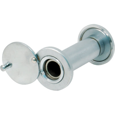 SPIONCINO GRANDANGOLO PORTE POTENT FINITURA CROMO SATINATO F.MM 14 L.MM 50/82 Immagine principale del prodotto