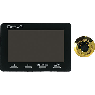 SPIONCINO ELETTRONICO MAXI SOTTOCCHIO BRAVO ORO CON SCHERMO LCD 4,3" MM. 40-105