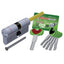 CILINDRO SAGOMATO EVO K22 TOP POMOLO SECUREMME OTT.NICH.SATIN CHIAVI 5 MM 87 31+56