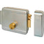 SERRATURA CANCELLO APPLICARE ELETTRICA 680 YALE ZINC C.TONDO FISSO+SCR+TETT E.MM 60 SX