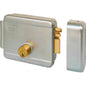 SERRATURA CANCELLO APPLICARE ELETTRICA 680 YALE ZINC C.TONDO FISSO+SCR+TETT E.MM 60 SX