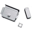 SERRATURA CANCELLO APPLICARE ELETTRICA 680 YALE VERN C.TONDO FISSO+SCR+TETT E.MM 50 DX