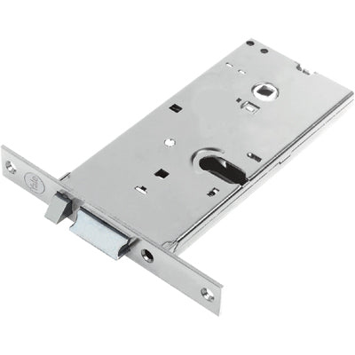 SERRATURA METALLO INFILARE ELETTRICA 85002 YALE B.Q INOX F.MM 16 F.OV+SCR+F+Q8 H.MM 78 E.MM 70