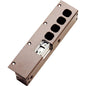INCONTRO ELETTRICO 94080 MOTTURA ACCIAIO VERNICIATO  MM 21,45X52 H MM 46 DX