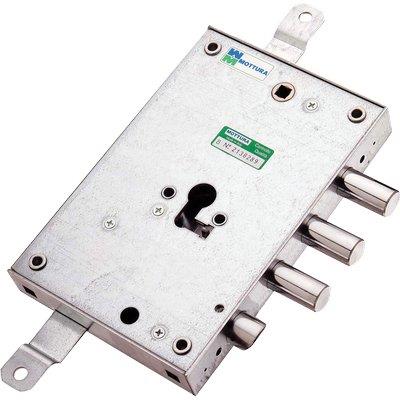 SERRATURA METALLO APPLICARE 85571AN MOTTURA F.SAGOM M2 TRIPL+SCR IP.MM 37 E.MM 63 SX SP.MM 10