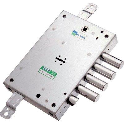 SERRATURA METALLO APPLICARE 52571 MOTTURA DM M4 TRIPL+SCR IP.MM 28 E.MM 63 DX Immagine principale del prodotto