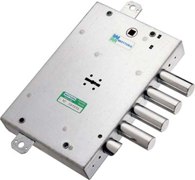 SERRATURA METALLO APPLICARE 52175 MOTTURA DM M4 TRIPL+SCR IP.MM 28 E.MM 60 DX/SX