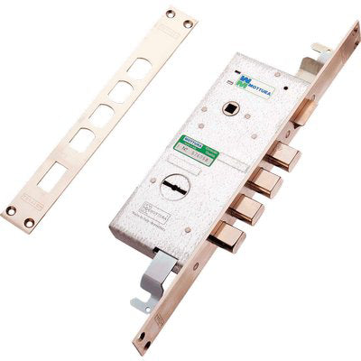 SERRATURA METALLO INFILARE 72140 MOTTURA DM M2 TRIPL+SCR IP.MM 28 E.MM 47 DX/SX