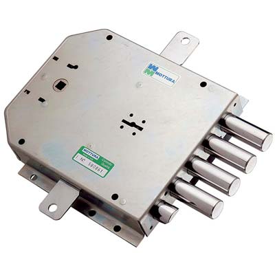 SERRATURA METALLO APPLICARE 50555 MOTTURA DM M4 TRIPL+SCR IP.MM 25 E.MM 60 DX Immagine principale del prodotto