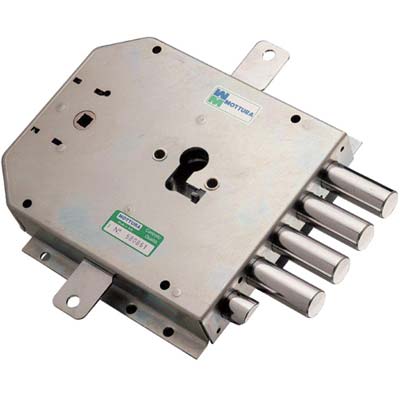 SERRATURA METALLO APPLICARE 85555 MOTTURA F.SAGOM M2 TRIPL+SCR IP.MM 25 E.MM 60 DX Immagine principale del prodotto